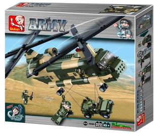 Sluban เฮลิคอปเตอร์ขนส่งขนาดใหญ่ M38-B0508 (1 กล่อง)