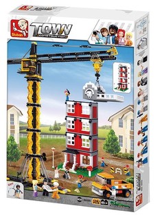 Sluban รถเครนก่อสร้างทาวเวอร์เครน M38-B0555 ตัวต่อ (1 ชิ้น)