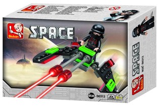 ยานรบอวกาศ Sluban Space Fighter M38-B0313 (1 ชิ้น)
