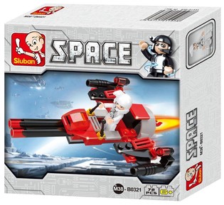 Sluban เครื่องบินทิ้งระเบิดอวกาศ Space Bomber M38-B0321 (1 ชิ้น)
