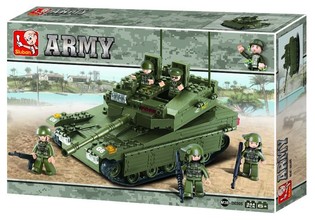 ตัวต่อรถถังทหาร Sluban Army Tank M38-B0305 (1 กล่อง)