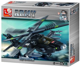 เฮลิคอปเตอร์จู่โจม Sluban Apache M38-B0511 (1 ชุด)