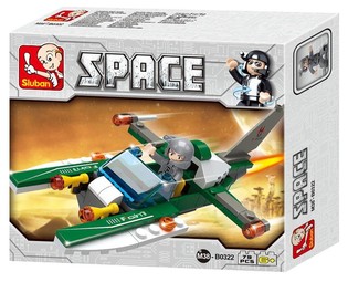เครื่องบินอวกาศ Sluban Space Aircraft M38-B0322 (1 ชิ้น)