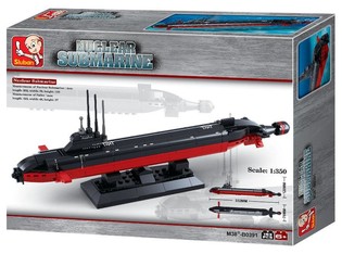 Sluban เรือดำน้ำนิวเคลียร์ M38-B0391 (1 ชิ้น)