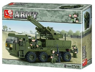 รถบรรทุกหนัก Sluban Army M38-B0302 (1 ชิ้น)