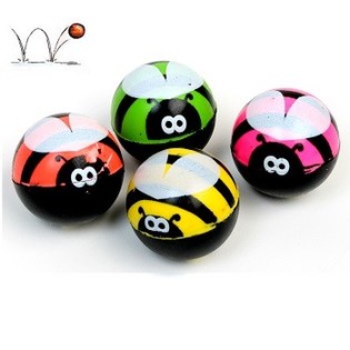 ลูกบอลกระเด้งลายผึ้ง - &Oslash; 3 ซม. (48 ชิ้น)