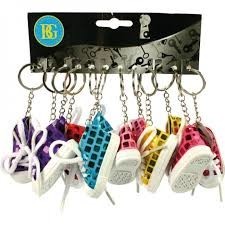 พวงกุญแจรองเท้า Bling Bling ขนาดใหญ่ (12 ชิ้น)