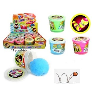 ดินน้ำมันกระโดดได้ BOUNCING PUTTY (12 ชิ้น)