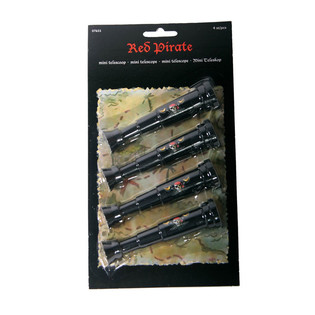 กล้องส่องทางไกลโจรสลัด 4 ชิ้นบนการ์ด (บรรจุ 12 การ์ด)
