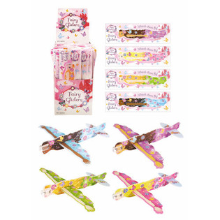 เครื่องบินร่อนโฟม Fighter Gliders &ndash; ลายแฟรี่ กล่องโชว์ (48 ชิ้น)