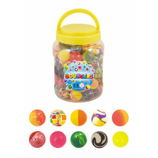 ลูกบอลเด้ง Mix Design &Oslash;3.5 ซม. ในกระปุก (72 ชิ้น)