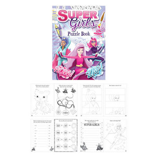 สมุดพัซเซิล SUPER GIRLS (48 ชิ้น)