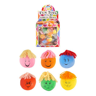 ลูกบอลบีบหน้ายิ้มในกล่องโชว์ (84 ชิ้น)