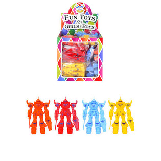 หุ่นยนต์ TRANSFORMERS สำหรับตู้หมุนรางวัลพร้อมกล่องโชว์ (24 ชิ้น)