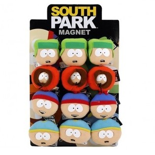 ตุ๊กตาแม่เหล็ก SOUTH PARK 7 ซม. พร้อมกล่องโชว์ (12 ชิ้น)