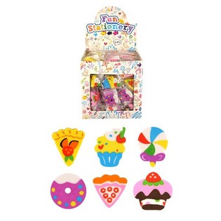 ยางลบขนมหวาน Sweet ในกล่องโชว์ (216 ชิ้น)