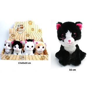 ตุ๊กตาแมว, คละแบบ 16 ซม. - ในดิสเพลย์ (12 ตัว)