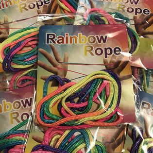 RAINBOW ROPE - เชือกสีรุ้งหลากสี (12 ชิ้น)