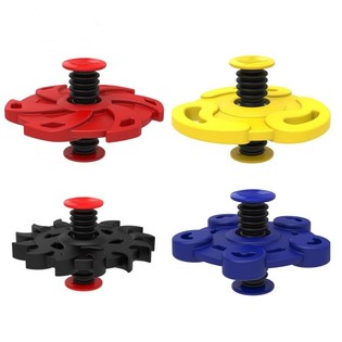 ฟลิปสปินเนอร์กระโดด - คละสีพื้น (10 ชิ้น)