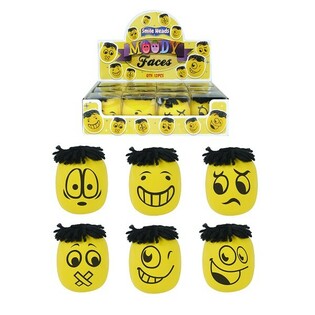 ลูกบอลคลายเครียด Moody Faces ขนาดใหญ่ ในกล่องโชว์ (12 ชิ้น)