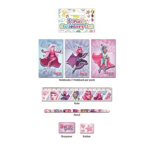 ชุดเครื่องเขียนซูเปอร์เกิร์ล 5 ชิ้น (24 ชิ้น)
