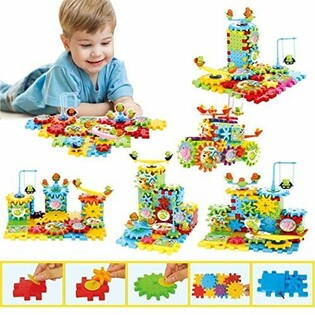 บล็อกต่อหมุนได้มีมอเตอร์ FUNNY BRICKS (2 ชิ้น)