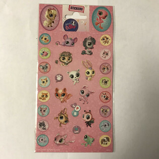 สติกเกอร์ Little PetShop, 20 x 10 ซม. (10 ชิ้น)