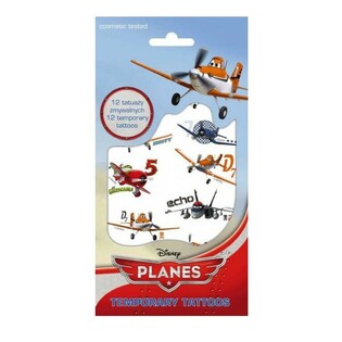 รอยสักชั่วคราว ลายเครื่องบินดิสนีย์ (Disney Planes) ขนาด 20 x 10 ซม. (10 ชิ้น)
