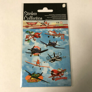 แฑ่ฑสติกเกอร์ Disney Planes 16 x 9 ซม. (10 ชิ้ฑ)