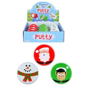 สไลม์คริสต์มาส (Slime Putty) ในกล่องโชว์ (12 ชิ้น)