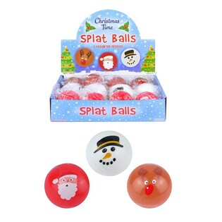 ลูกบอล Splat / Splash คริสต์มาสในกล่องโชว์ (12 ชิ้น)