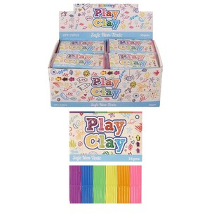 ดินน้ำมัน 6 สี (35 กรัม) - ในกล่องโชว์ (72 ชิ้น)