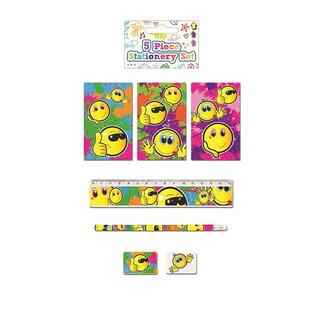 ชุดเครื่องเขียนสไมลีย์ 5 ชิ้น (24 ชุด)
