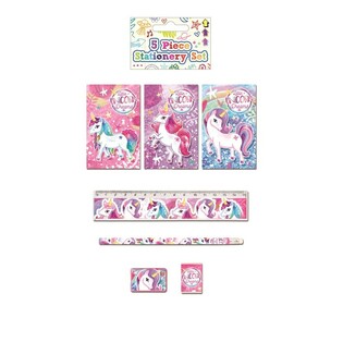 ชุดเครื่องเขียนยูนิคอร์น 5 ชิ้น (24 ชิ้น)