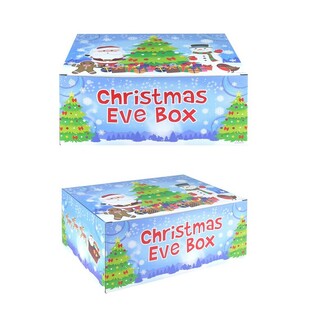 กล่องของขวัญคริสต์มาส ขนาด 35 x 25 x 15 ซม. (1 ชิ้น)