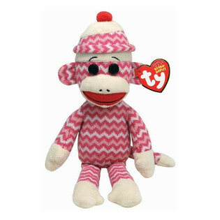 TY ตุ๊กตาลิง, สีชมพู (3 ชิ้น)