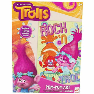 TROLLS ชุดงานศิลปะพู่ไหมทำเอง (48 ชิ้น)