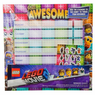 ตารางสะสมสติกเกอร์ LEGO พร้อมสติกเกอร์ LEGO (24 ชุด)