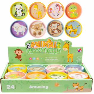 เกมฝึกสมาธิลายสัตว์แสนสนุกในกล่องโชว์ (24 ชิ้น)