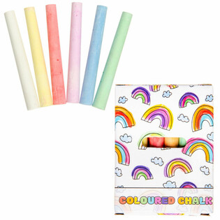 ชอล์กเขียนถนนขนาดเล็ก 12 แท่งในกล่อง (20 ชิ้น)