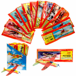 เครื่องบินโฟมของเล่น กล่องโชว์ (48 ชิ้น) | ขายส่งของเล่น