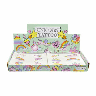แทททูลายยูนิคอร์นแสนสนุก &ndash; รุ่น: ยูนิคอร์น (96 ชิ้น)