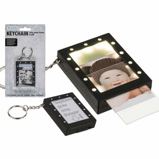 พวงกุญแจกรอบรูป LED ราคาประหยัด (18 ชิ้น)