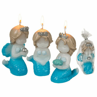 **ราคาถูกที่สุด** เทียนนางเงือก / MERMAID ในกล่องโชว์ (12 ชิ้น)