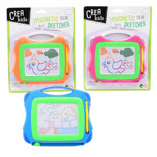 CREA KIDS - กระดานวาดเขียนแม่เหล็กหลากสี (12 ชิ้น)