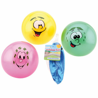 ลูกบอลหน้ายิ้มสไมลีย์คละสี &Oslash;20 ซม. (36 ชิ้น)