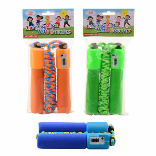 OUTDOOR FUN - เชือกกระโดดพร้อมเครื่องนับจำนวน, 2.10 ม. (6 ชิ้น)