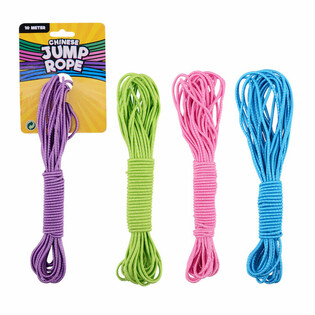 OUTDOOR FUN - ยางกระโดด ยางเล่นเกม ยาว 10 เมตร (6 ชิ้น)