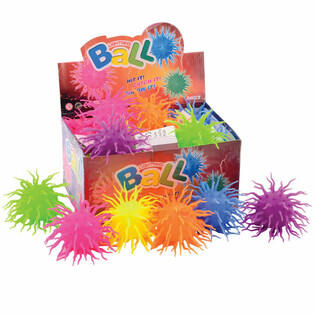 ลูกบอลหนามมีไฟ Puffer Ball ในกล่องโชว์ (24 ชิ้น)