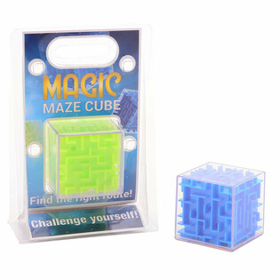 XXL Magic Maze Cube - ลูกบาศก์เขาวงกตบนแผงบริสเตอร์ (6 ชิ้น)